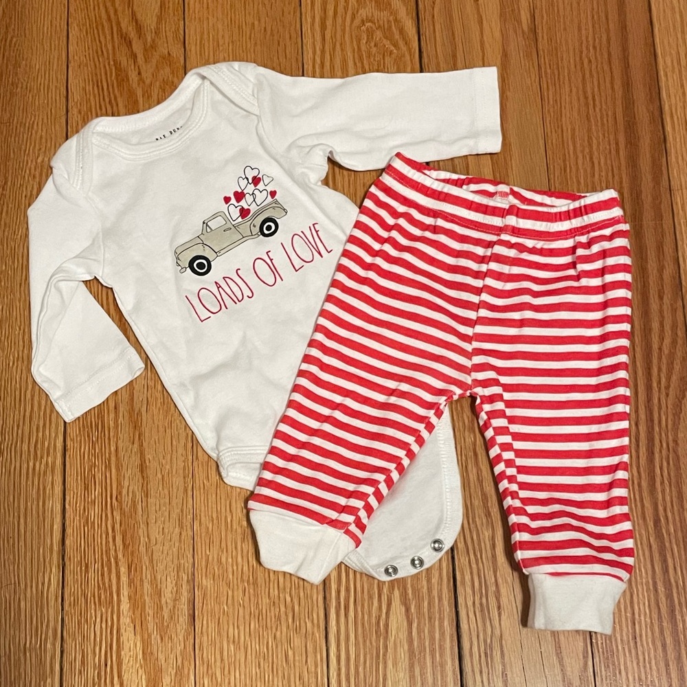 Rae Dunn Baby- Loads of Love Valentine’s Day Outfit